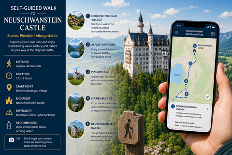 Neuschwanstein Castle: Fast Track Ticket + Illustrated Book