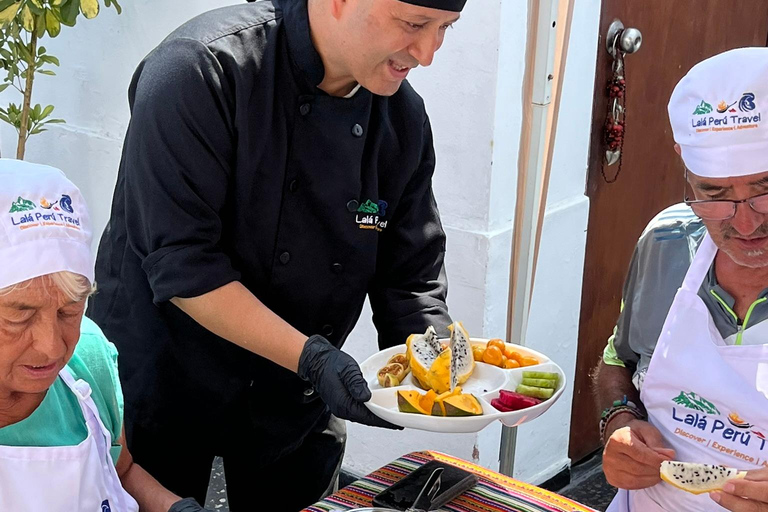 利马 - 米拉弗洛雷斯：秘鲁烹饪课程、皮斯科酸酒与热带水果利马 - 米拉弗洛雷斯：秘鲁烹饪课程、皮斯科酸酒和热带水果