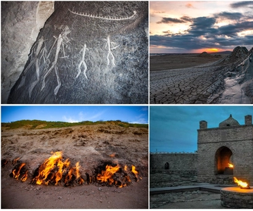 Baku: Gobustan Mud volcano Fire temple Guided tour