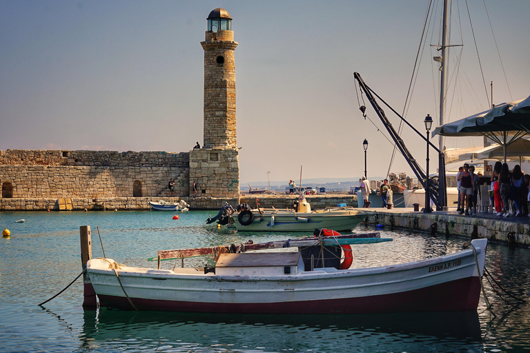 Segredos do oeste de Creta e excursão particular a Rethymno saindo de ChaniaVeículo Premium com 3 assentos