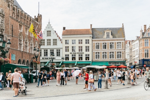 Depuis Bruxelles : 1 journée à Bruges et Gand avec un guideVisite en anglais