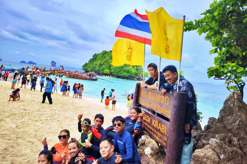 Krabi: Private 4 Islands Longtail Tour with Hotel Pick-up Private 4 Islands Sunset Tour with Dinner (Afternoon)