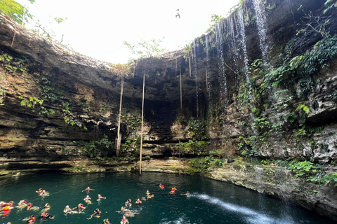 De Cancun: Viagem de 1 dia a Chichen Itza, Cenote e Valladolid