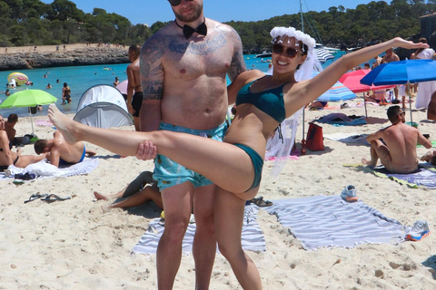 Cala Llombards o Cala Santany &amp; Es Pontas Schnorcheln und SUP