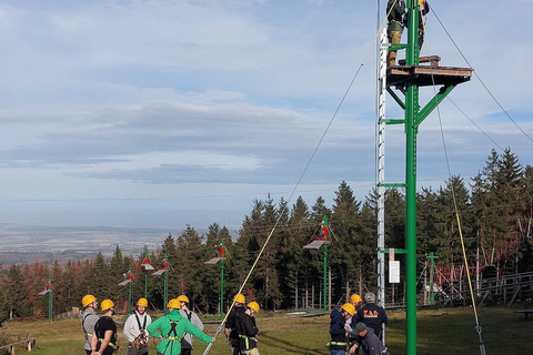 Zipline Adventure Bocksberg! The climbing and zipline park in the Harz Mountains