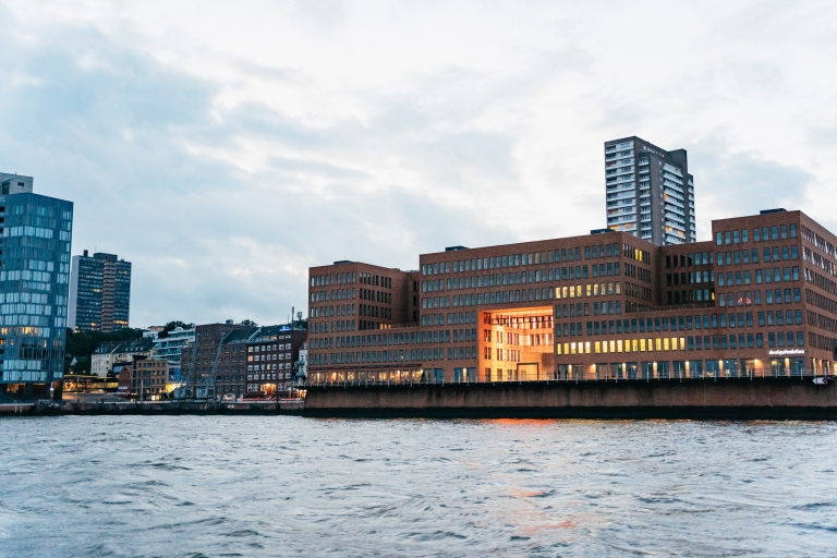 Puerto de Hamburgo: crucero nocturno en barcaza por las luces de la ciudad