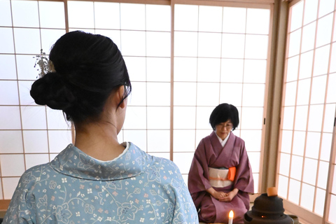 Osaka: Tea Ceremony, Calligraphy, and Kimono Experience