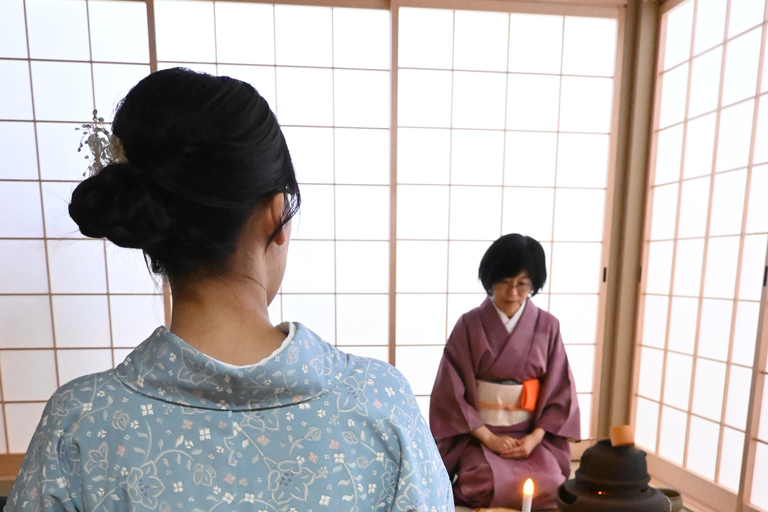 Osaka: Tea Ceremony, Calligraphy, and Kimono Experience