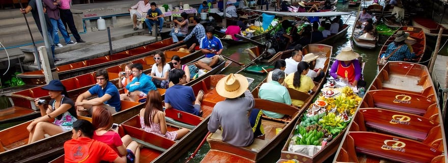 Marché flottant et marché ferroviaire – Visite privative