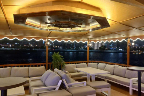 Dubai: Crucero con cena en el dhow más grande de Al Seef con espectáculo en directo