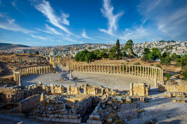 Storia romana, greca e islamica - Pranzo e carrello con cavo inclusiGiordania: Tour della Giornata della Storia Romana con Teleferik Ride ad Ajloun