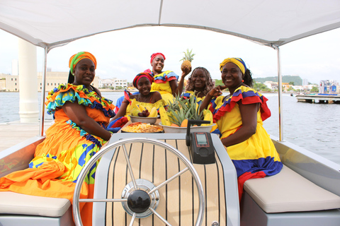 Cartagena: Passeio de barco com mapaCartagena: Passeio de barco de 2 horas