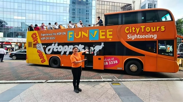 2-Hour Singapore City Open-Top Sightseeing Bus Ticket