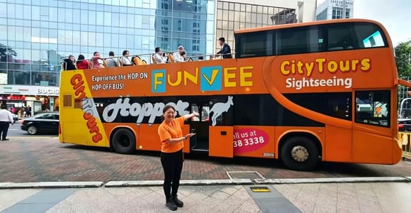 2-Hour Singapore City Open-Top Sightseeing Bus Ticket