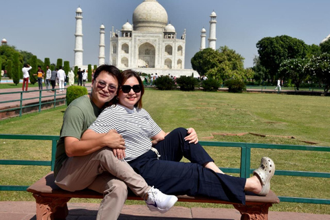 From Delhi: Taj Mahal & Agra Private Tour with 5* Meal Only Private Tour Guide ( No Tickets and Transport )