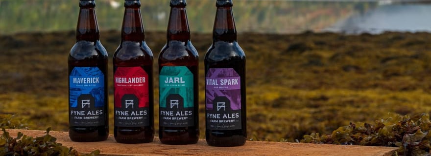 Oban : dégustation de bière Fyne Ales