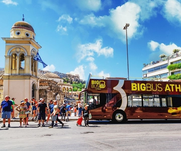 Athen: Big Bus Hop på-/hop af-bustur