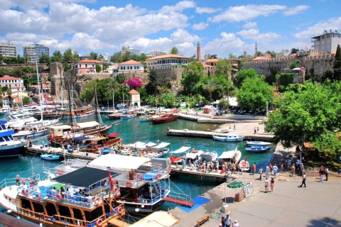 Côté : Visite de la ville d'Antalya avec téléphérique, excursion en bateau et déjeunerVisite de la ville avec guide, prise en charge, téléphérique et déjeuner
