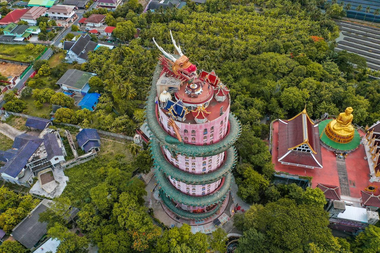 Bangkok: drijvende markt, Wat Sam Phran en cafés tourBangkok: Drijvende markt, Wat Sam Phran &amp; cafés tour
