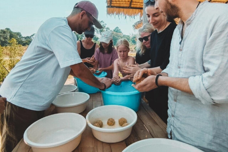 Rundtur i Kambodjas elefantreservat och Banteay Srey-templet