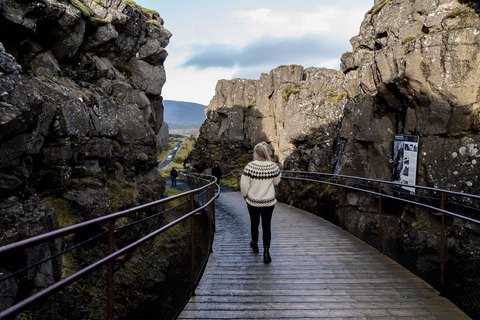 Reykjavík: Dagsutflykt till Islands Gyllene cirkel