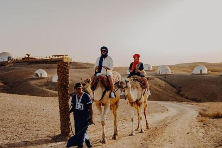 Marrakech: Agafay Desert Sunset Camel Ride & Dinner Show