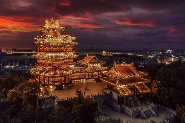 Nanjing: Yuejiang Tower Entry Ticket Yuejiang Tower Ticket + Round‑trip South Gate Elevator