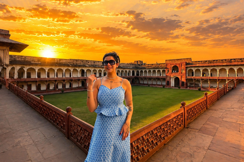 Agra: Evening Guided Tour with Sunset View of the Taj Mahal Agra: Evening Tour with Sunset View of the Taj Mahal