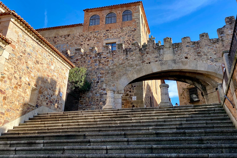Cáceres: Full Sightseeing Tour of the Historic Center with Local Guide in Spanish