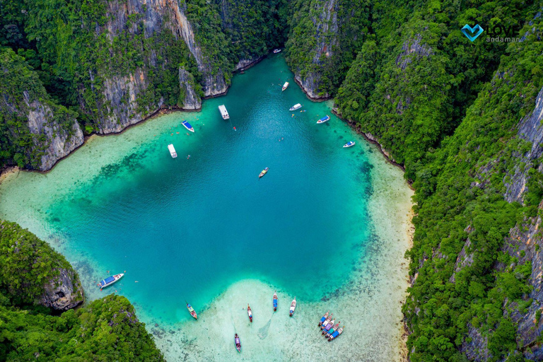 Desde Phuket : Islas Phi Phi en cruceroIslas Phi Phi en crucero-Clase estándar