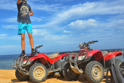 Bahía de Makadi: ATV, Vista al Mar, Camello, Observación de las Estrellas, Cena y EspectáculoEl Gouna, Bahía de Soma, Safaga: Quad Mar, Desierto y Camello