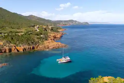 Saint-Raphaël: Relaxing Morning at Sea on a Maxi Catamaran - Estérel