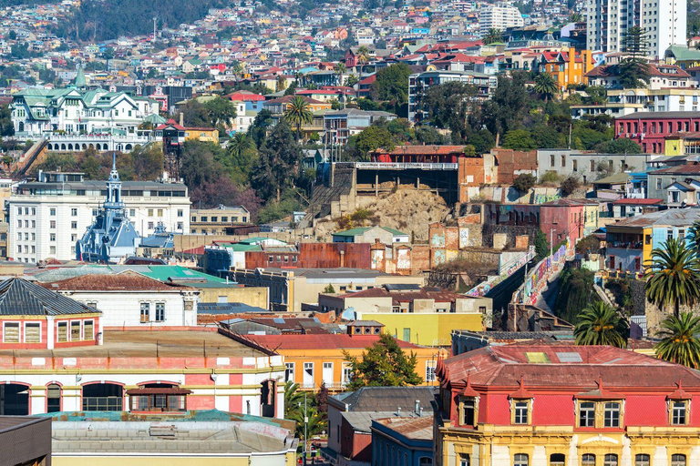 Chili : excursion d&#039;une journée à Viña del Mar et Valparaíso au départ de SantiagoVisite privée en chinois