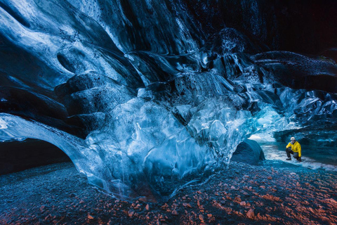 Jökulsárlón: Caminhada na Caverna de Gelo e Glaciar de Super JeepJökulsárlón: excursão de caminhada pela caverna de gelo e glaciar de Super Jeep