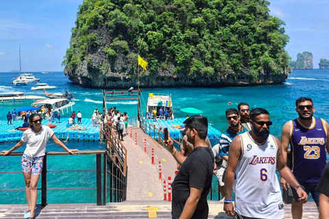 Phuket: Phi Phi Sunset & 3 Snorkeling by Luxury Catamaran With out transfer & National Park