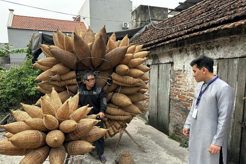 Hanoi: Day Trip to Bamboo Fish Trap & Soy Sauce Villages Full-Day Private Tour from 2 people up