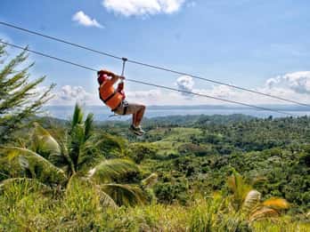 Las Terrenas : Adrenaline Zipline Adventure Tour in Samana