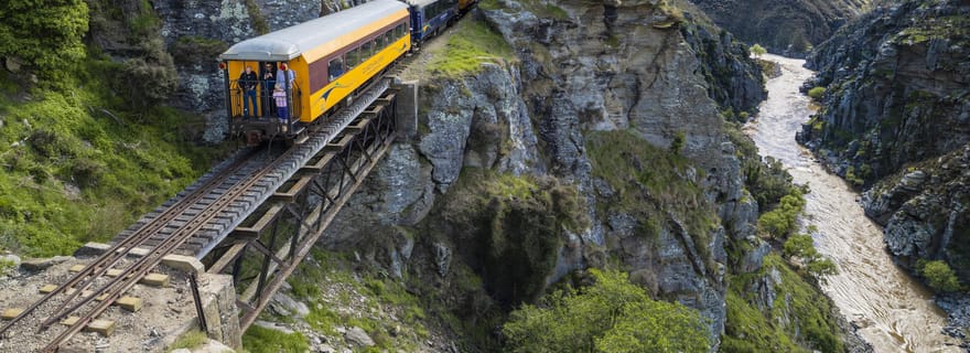 Dunedin : excursion en train panoramique à travers les gorges de Taieri