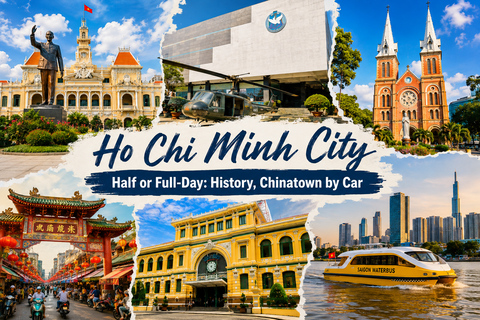 Ho Chi Minh City Half Day or Full-Day: History, Chinatown Group Tour in Half Day