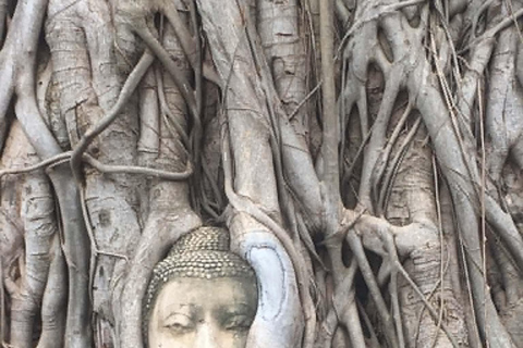 From Bangkok: Ayutthaya Private Sunset Tour with Boat Ride