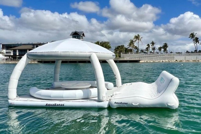 Oahu: Wai Kai Lagoon Floating Cabana Rental PicnicBana Rental 4h