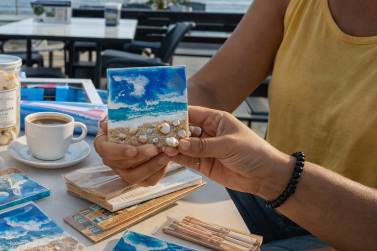 Create Your Own Souvenir of Alicante: Art Workshop, Coffee, and Relaxation Create Your Own Alicante Souvenir: Art Workshop, Coffee, and Relaxation