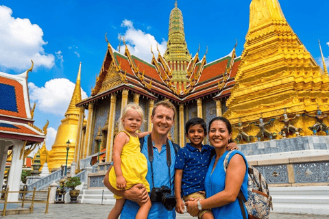 Bangkok: Floating Market, Grand Palace, Wat Pho and Wat Arun Hotel Pick-Up (Tour ends at Wat Pho)