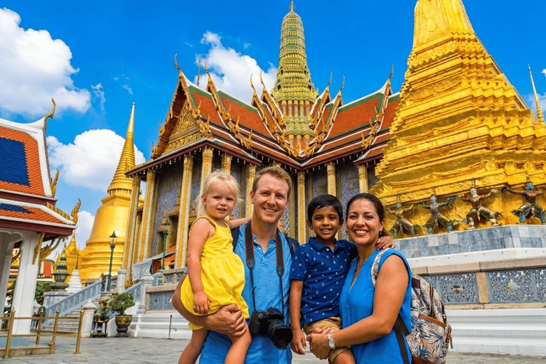 Bangkok: Floating Market, Grand Palace, Wat Pho and Wat Arun Hotel Pick-Up (Tour ends at Wat Pho)