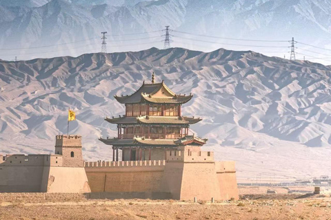 Jiayuguan Fort Entry Ticket with Photo Map