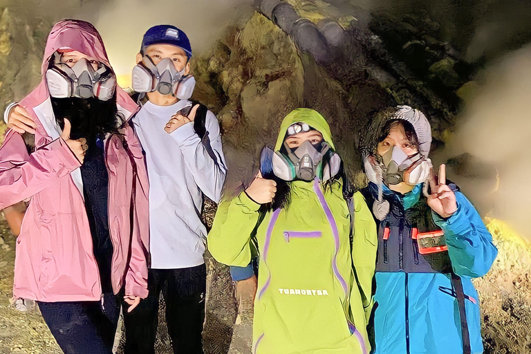 Z Bali: Krater Ijen: nocna wycieczka na wulkan ze wschodem słońca