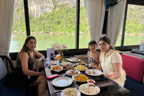 From Hanoi: Ha Long Bay Private Charter VIP Cruise| Luxury Sharing Transfer + Premium Day Cruise (Non-Charter)