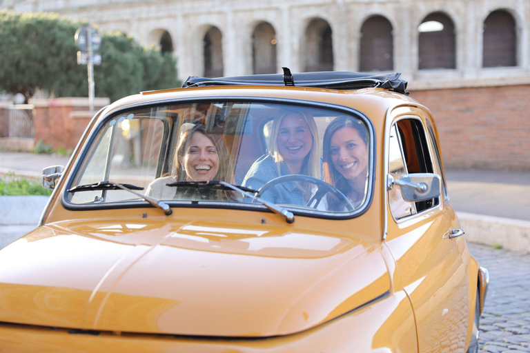 Rome: Fiat 500 Vintage City and Photo Tour