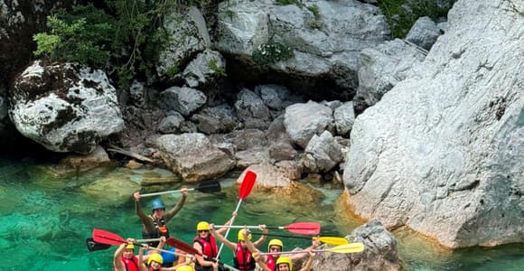 Soča-Fluss-Rafting-Tour mit Guide und Fotos