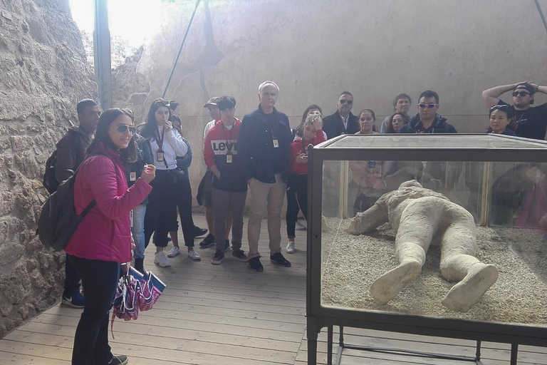 Da Napoli: Tour di Pompei e del Vesuvio con pranzoTour di gruppo regolare